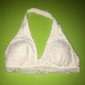hollister lace halter bralette!!
